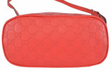 Gg Sporting Red Leather Convertible Crossbody Mini Dome Purse