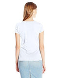 Core Logo Scoop Neck Tee White Large