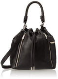 Kenneth Cole York No Slouch Drawstring Shoulder Bag Black One Sizeblackone Size