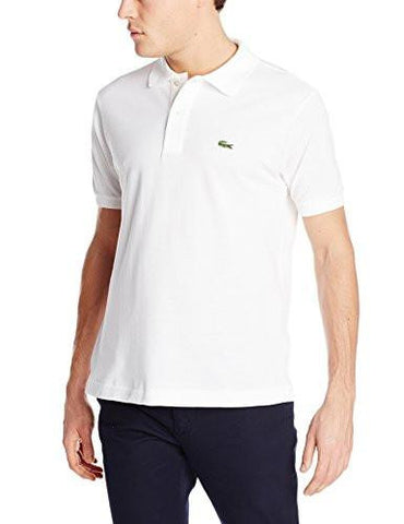 Lacoste Short Sleeve Pique L1212 Classic Fit Polo Shirt White 7