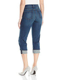 Dayla Wide Cuff Capri Jeans, Oak Hill, 10