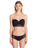 Kenneth Cole York Beat Of The Street Underwire Bustier Bra Bikini Top Black L