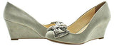 Selonia Wedge Dress Bow Pumps Gray Size 12
