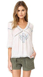 Broderie Anglaise Blouse, White, XSmall
