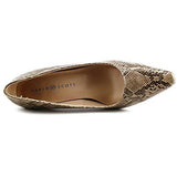 Clancy Pointed Toe Pumps, Grey, Size 8.0
