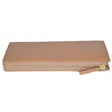 Leather Zip Wallet 332747 7709 Whisky Beige