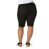 Signature By Levi Strauss & Co Plus Size Modern Skinny Shorts Noir 18