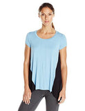Color Block Tunic, Sky Blue/Black, Medium