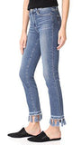 Jacqueline Straight Leg Jeans, Indigo Tassel, 30