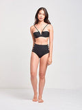 Sunny High Rise Swim Bottom Black L Swimwear Bikini Black