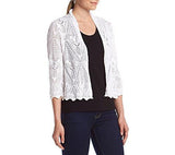 Open Front Pointelle Cardigan Medium