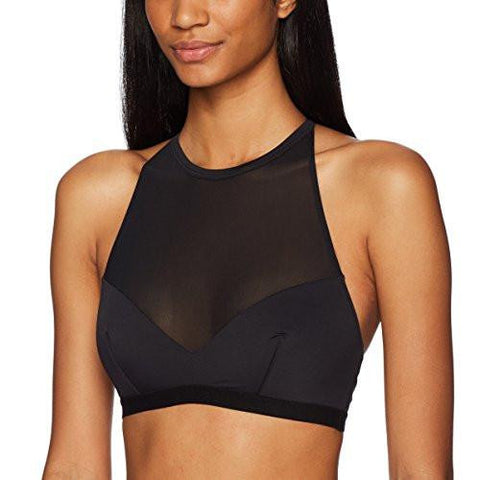 Bisou Racie Halter Soft Bra, Black, Small