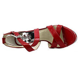 Michael Kors Evie Platform Sandals Red Size 90