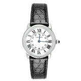 W6700155 Ronde Solo Black Leather Watch