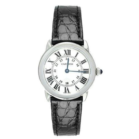 W6700155 Ronde Solo Black Leather Watch