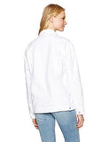 Hudson Jeans Emmet Long Sleeve Boyfriend Jacket, Destroyed White, M