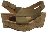 Caslynn Shae Wedge Sandal Khaki 85 M Us