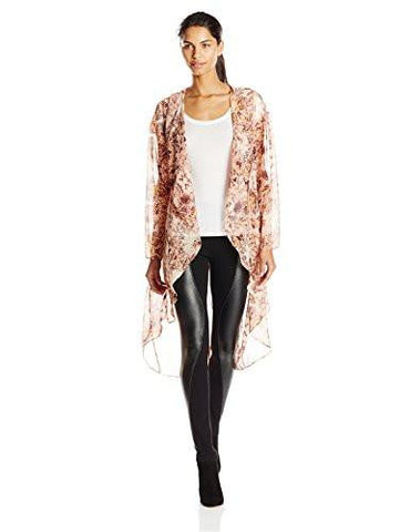 Long Kimono Pinkcoralmulti Xsmall