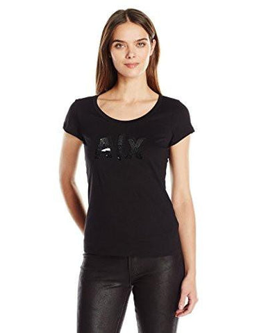 Raised Logo Tee Black Xsmall