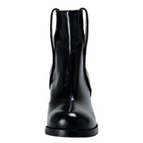 Maison Martin Margiela Mm6 Black Leather Ankle Boots Shoes Us 6 It 36;