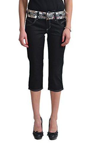 Black Capris Cropped Pants Us 31 It 45;