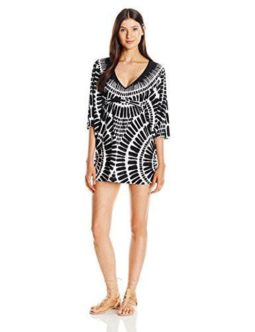 Algiers Tunic Cover Up Black Large