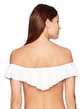Gypsy Solids Offtheshoulder Bandeau Bikini Top Whitewhite 8
