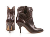 Maison Martin Margiela Brown Leather Ankle Boots Booties Shoes Size: 385 It
