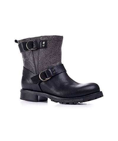 Baltimore Boot, Black Crackle Black, Size 8