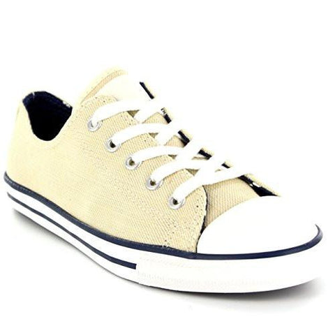 Dainty Denim Ox All Star Chuck Taylor Lace Up Sneakers Off White 6
