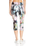 Active Crop Pant Print, Floral Washout, XLarge