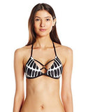 Algiers Fixed Tall Triangle Bikini Top Black 4
