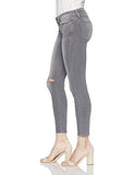 Verdugo Crop Jeans, Stone Grey Destructed, 26