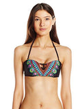 Dashiki Bandeau Bikini Top Black 4