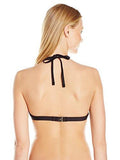 Kenneth Cole York Without Borders Pushup Halter Bra Bikini Top Lip 32 Bc Cup