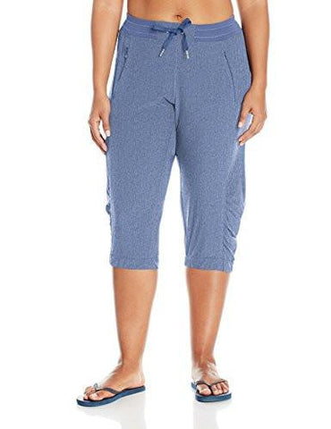 Calvin Klein Performance Plus Sizebanded Bottom Capri 19 12 Inseam Size Bijou Blue Melange 2X