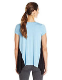 Color Block Tunic, Sky Blue/Black, Medium