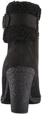 Glancy Teddy Fleece Fold Down Boot Black Nubuck 95 M Us