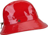 Female Patent Rain Trilby Red 1Sfm