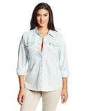 PlusSize Western Shirt, Cloud Wash, 1X