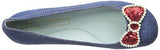 Marc Jacobs Caroline Ballerina Ballet Flat Denim 38 Eu8 M Us