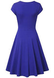 Dress For Special Occasionlaksmi Short Sleeve Evening Prom Lycra Dressmedium Blue