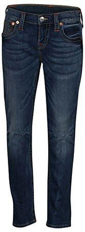 Boyfriend Knee Slit Denim Jeans29