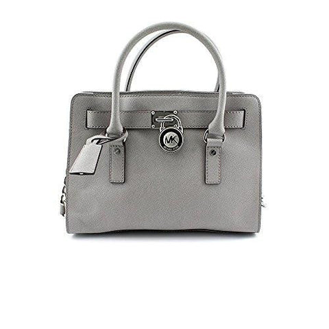 Michael Kors Small Hamilton Gray Purse Leather Satchel