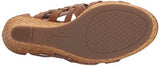 Jeyne Wedge Sandal, Burnt Umber, 11 Medium Us