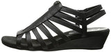 A2 By Yetaway Wedge Sandalblack Snake6 M Us