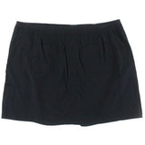 Plus Comfort Waist Cotton Blend Skort Blue 20W