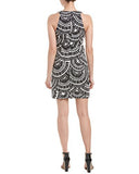 Aptos 2 Samba De Roda Structured Woven Dress Blackwhite Wash 8