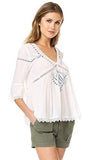 Broderie Anglaise Blouse, White, XSmall