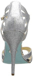 Blue By SbTee Dress Sandal,Silver,5.5 M Us